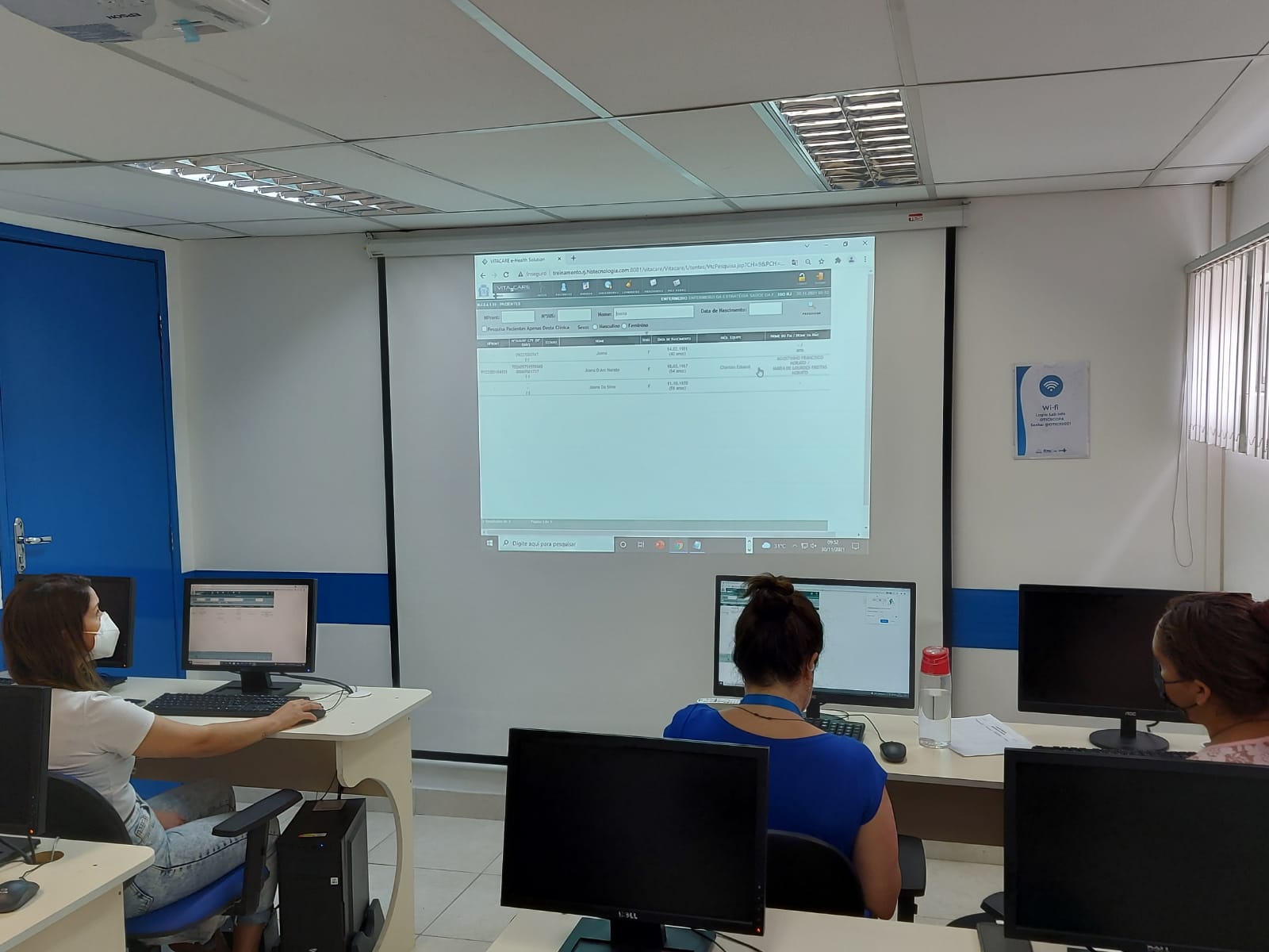 Treinamentos do novo prontuário Vitacare.