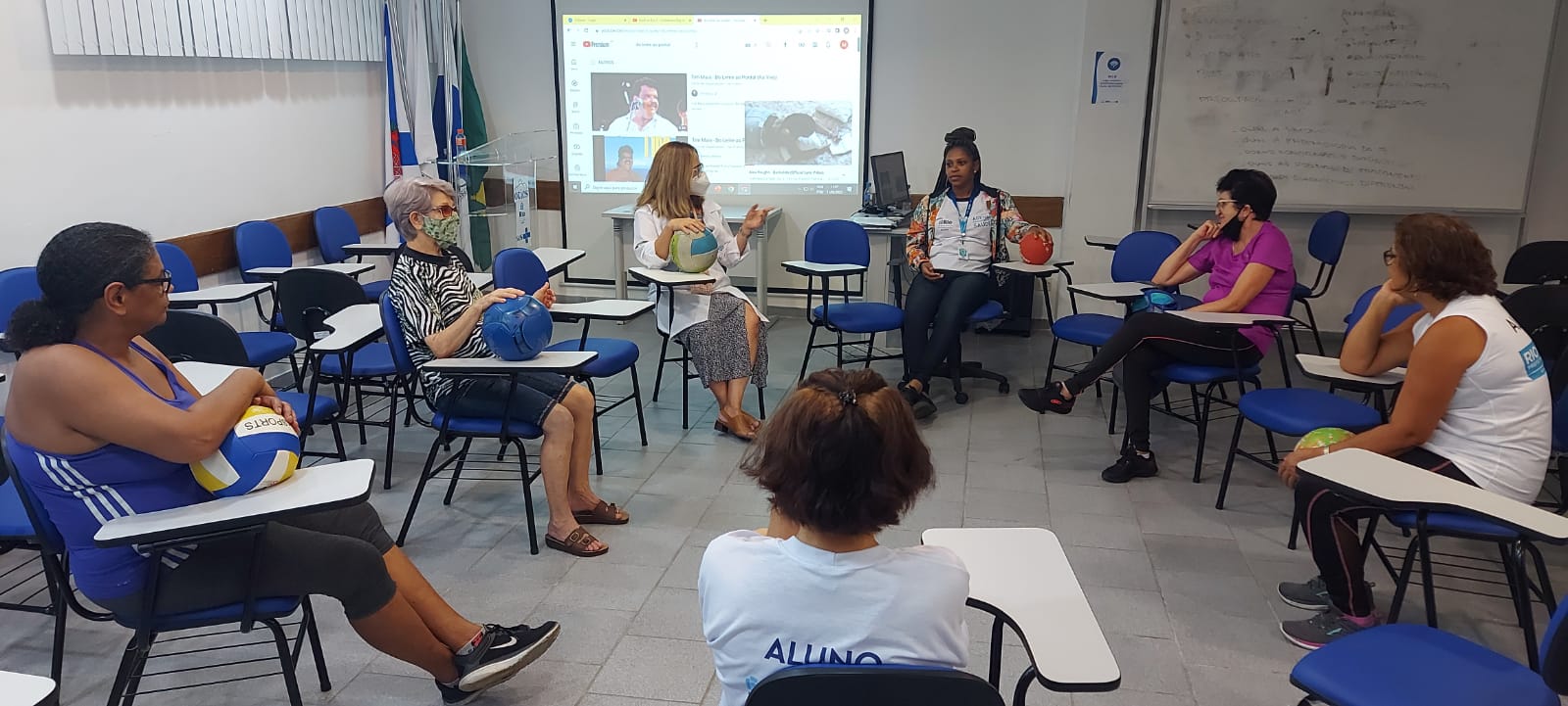 Atividade conjunta: Grupo de Convivência e Academia Carioca