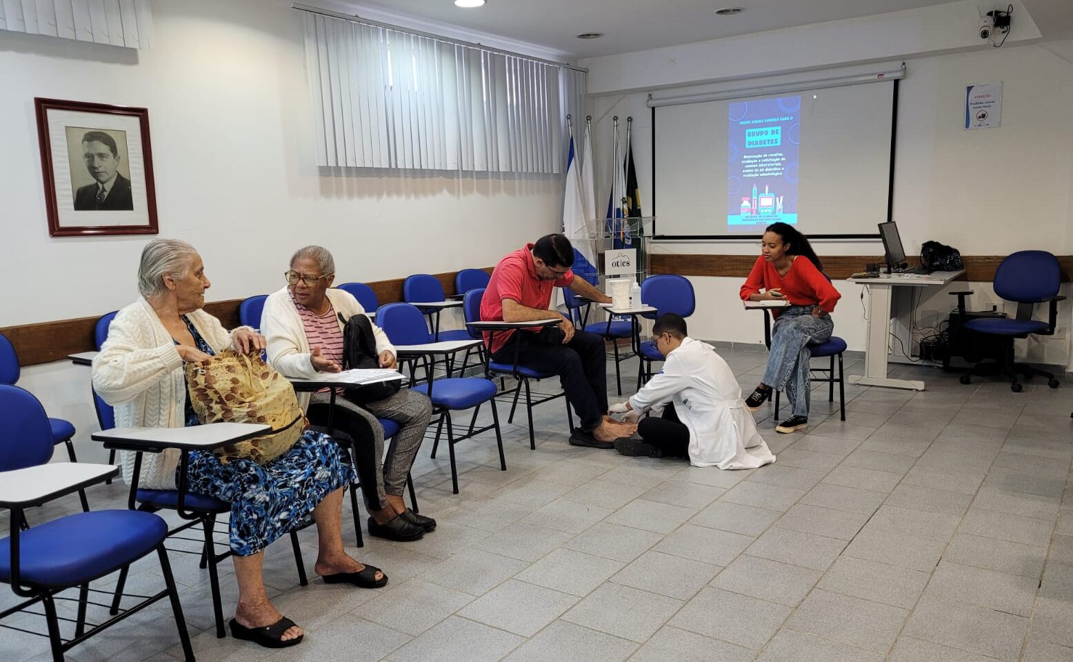 Grupo de Convivência do CMS João Barros Barreto Recebe O Grupo de Diabetes Da Equipe Amaná
