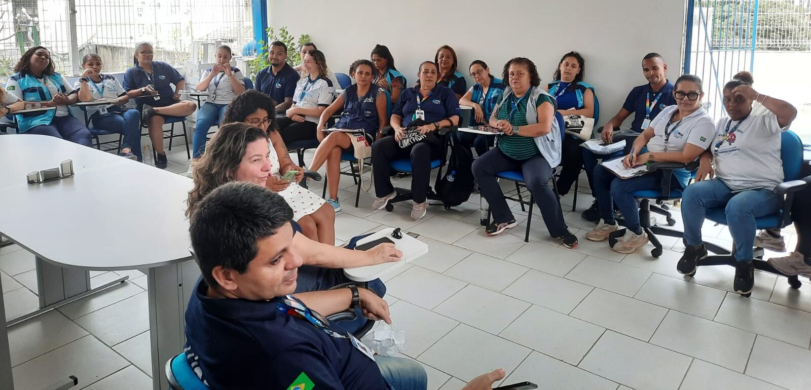 Reunião Geral Da Direção Do CMS João Barros Barreto Com Os Agentes Comunitários De Saúde