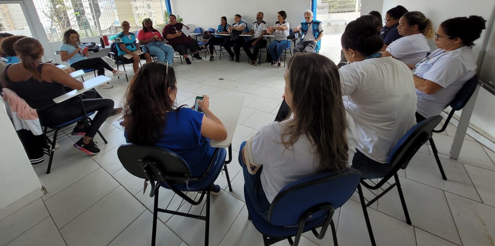 Reunião com os Agentes Comunitários de Saúde representantes das unidades da A.P. 2.1