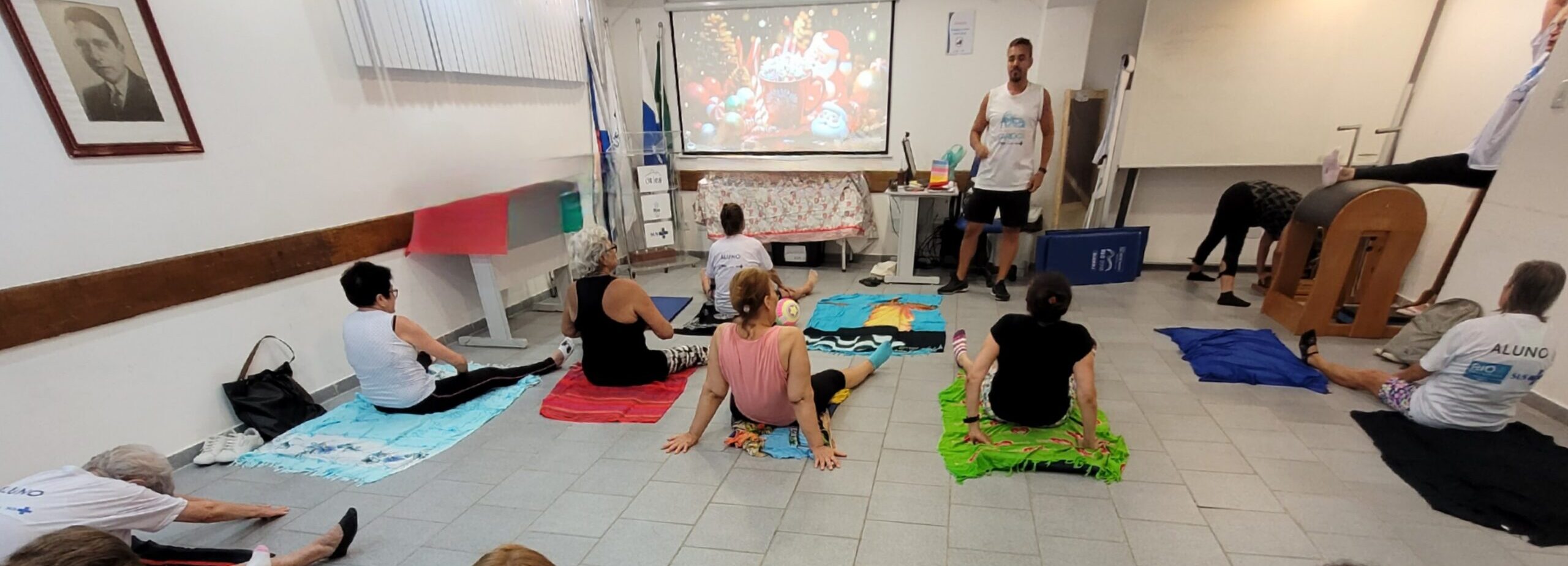 Pilates no Programa Academia Carioca Do CMS João Barros Barreto