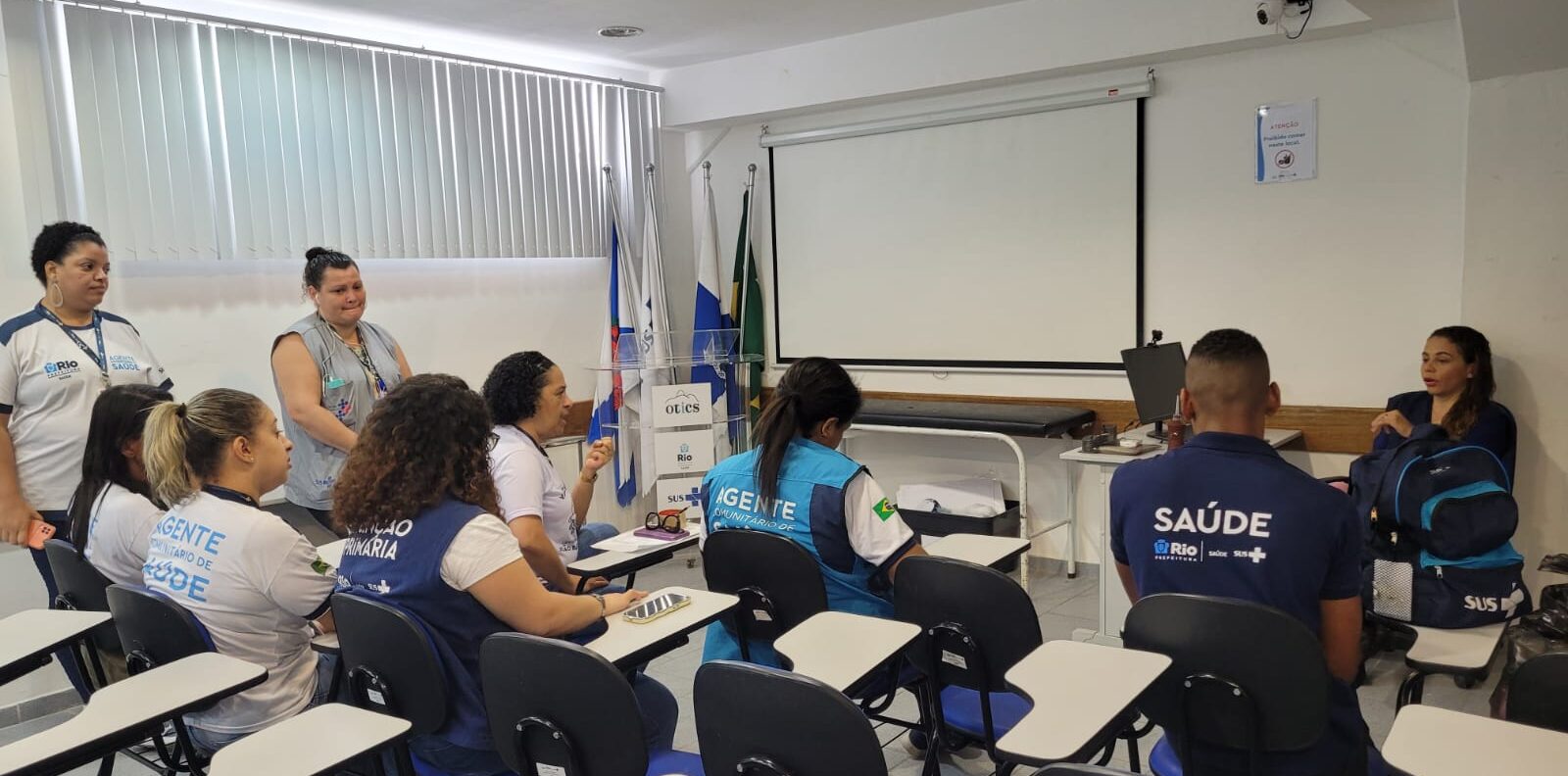 Reunião Sobre Fluxo De Vacinação Com Os Agentes Comunitários De Saúde Do CMS João Barros Barreto