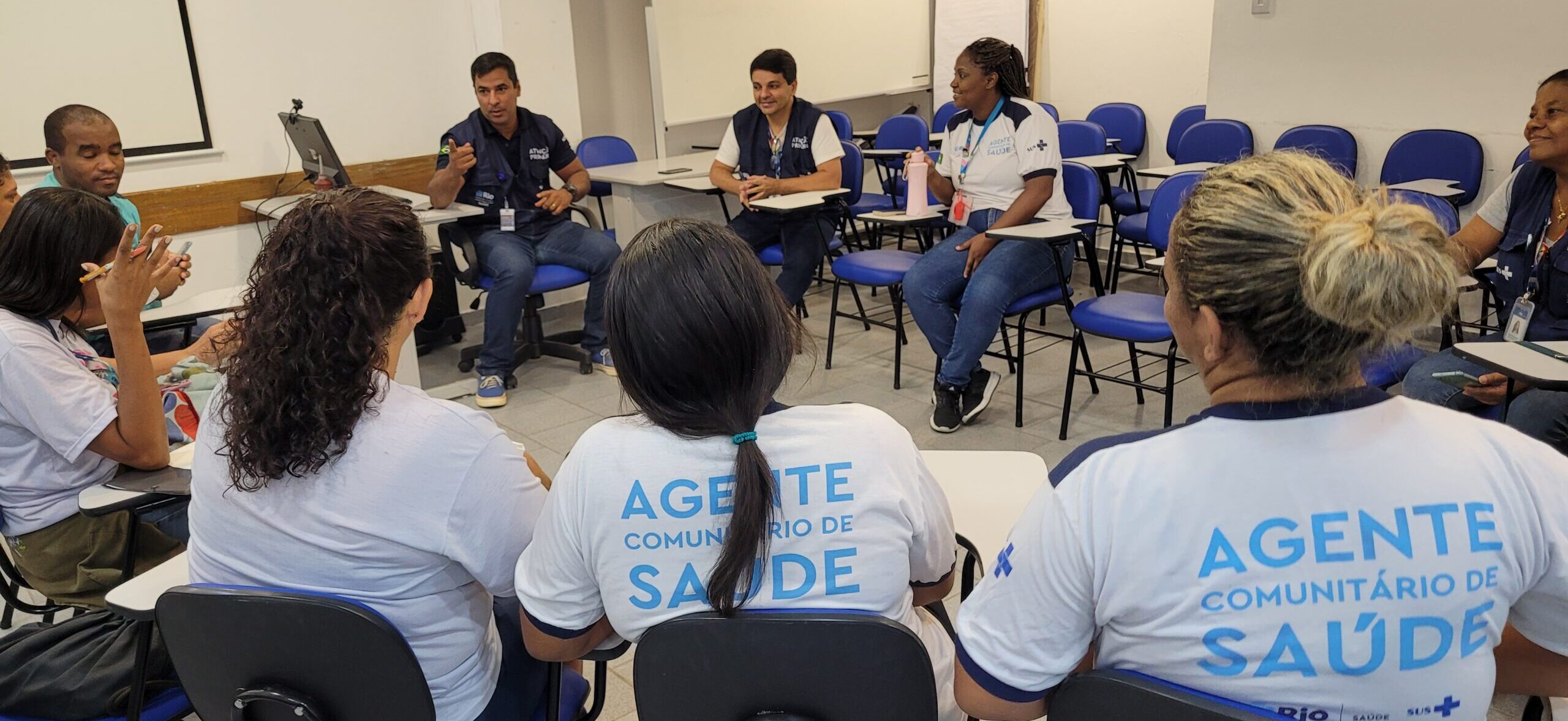 Reunião da Direção com os Agentes Comunitários de Saúde do CMS João Barros Barreto