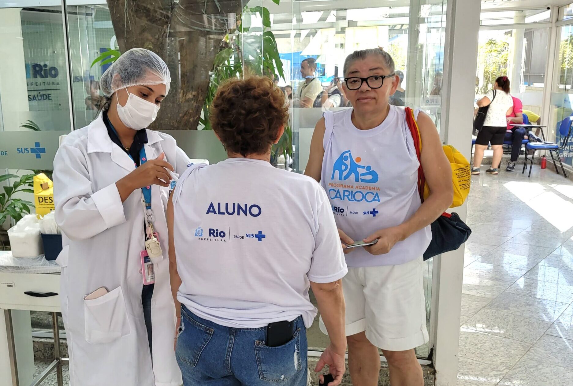 Início da Campanha de Vacinação Contra a Gripe no CMS João Barros Barreto