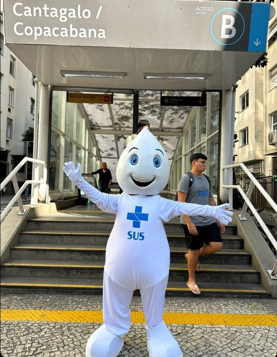 Vacinação Contra Gripe No Metrô Cantagalo