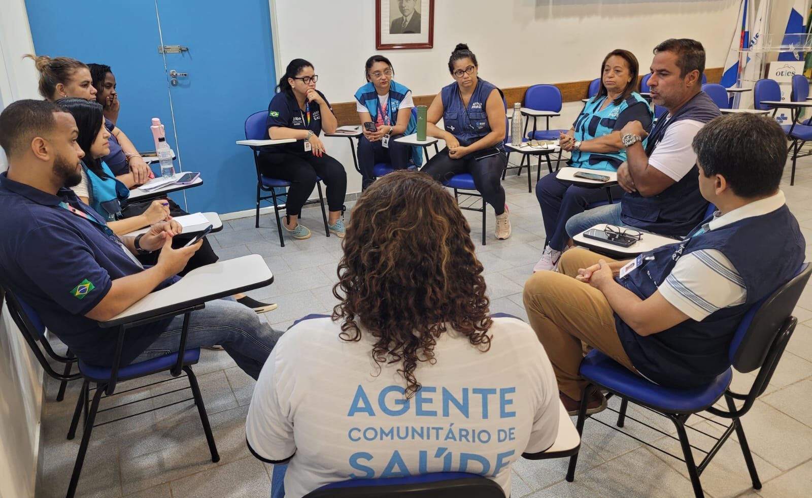 Reunião Da Direção Do CMS João Barros Barreto Com Os Agentes Comunitários De Saúde