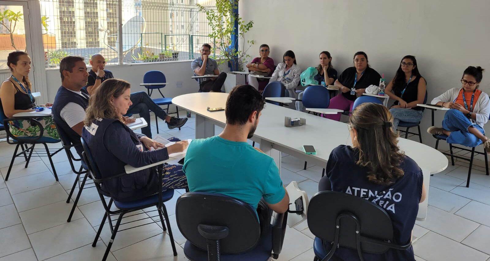 Reunião da Direção Com A Equipe Técnica do CMS João Barros Barreto