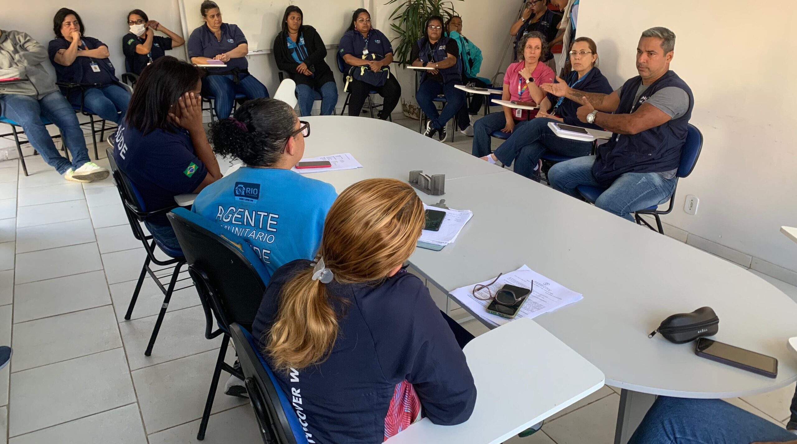 Reunião com os Agentes Comunitário de Saúde do CMS João Barros Barreto