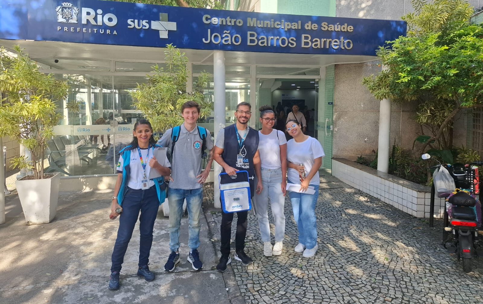 Ação de Vacinação para Influenza e Pneumonia aos Usuários Restritos ao Lar em Copacabana