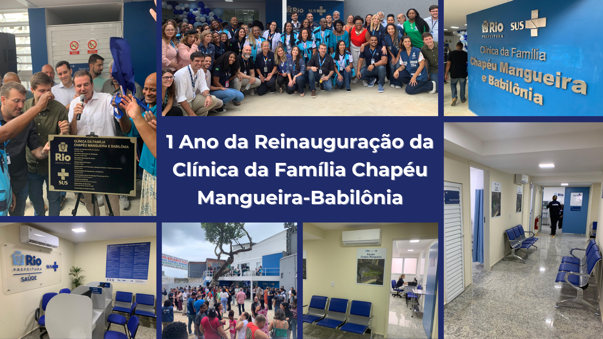 1 Ano da Reinauguração da Clínica da Família Chapéu Mangueira-Babilônia