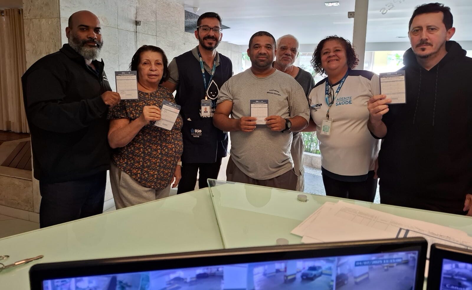 Ação de Vacinação para Influenza e Covid-19 aos Usuários Restritos ao Lar em Copacabana