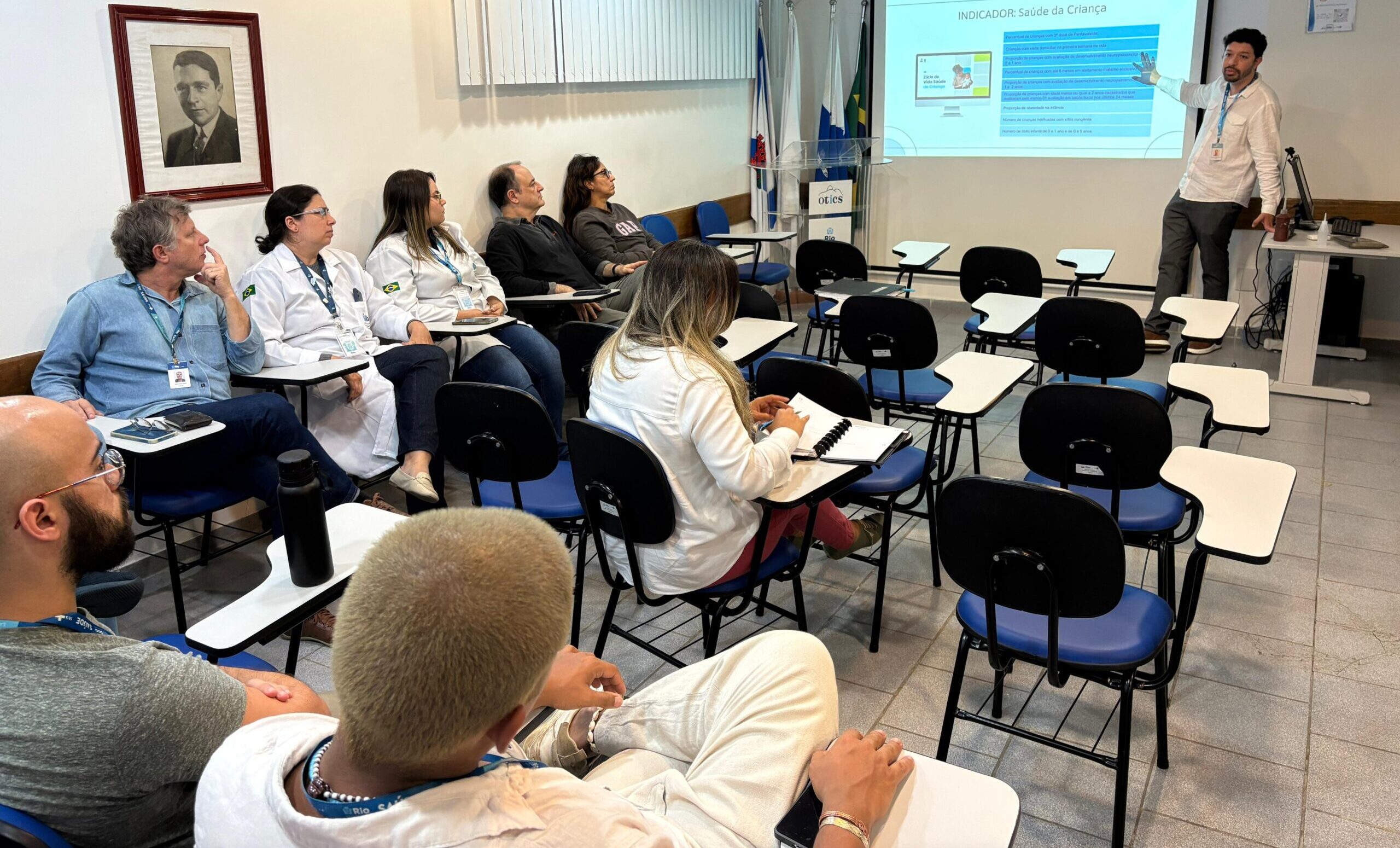Reunião da Direção do CMS João Barros Barreto Com A Equipe Técnica