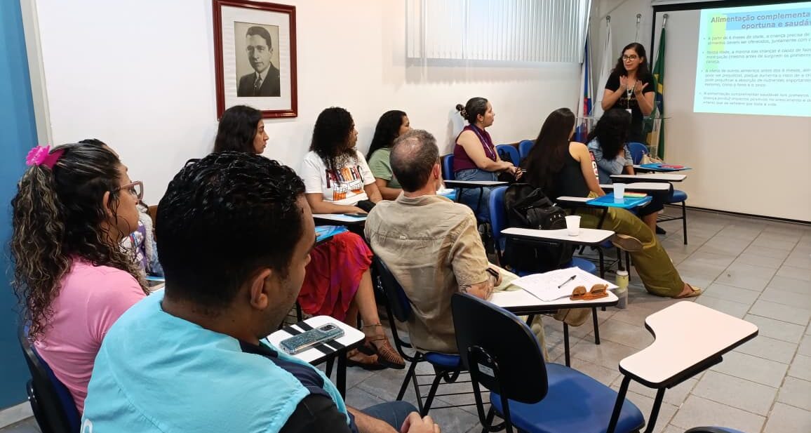 Qualificação sobre a Iniciativa Unidade Básica Amiga da Amamentação (IUBAAM) para profissionais do CF Cantagalo Pavão Pavãozinho (6º Dia)