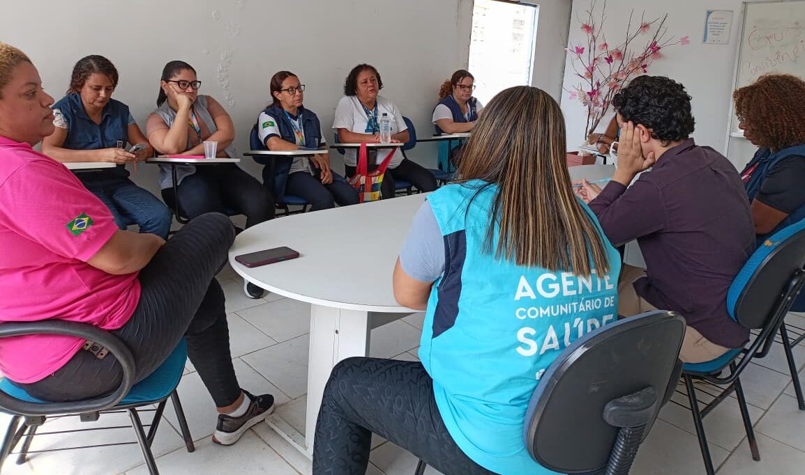 Reunião da Direção do CMS João Barros Barreto com os Agentes Comunitários de Saúde