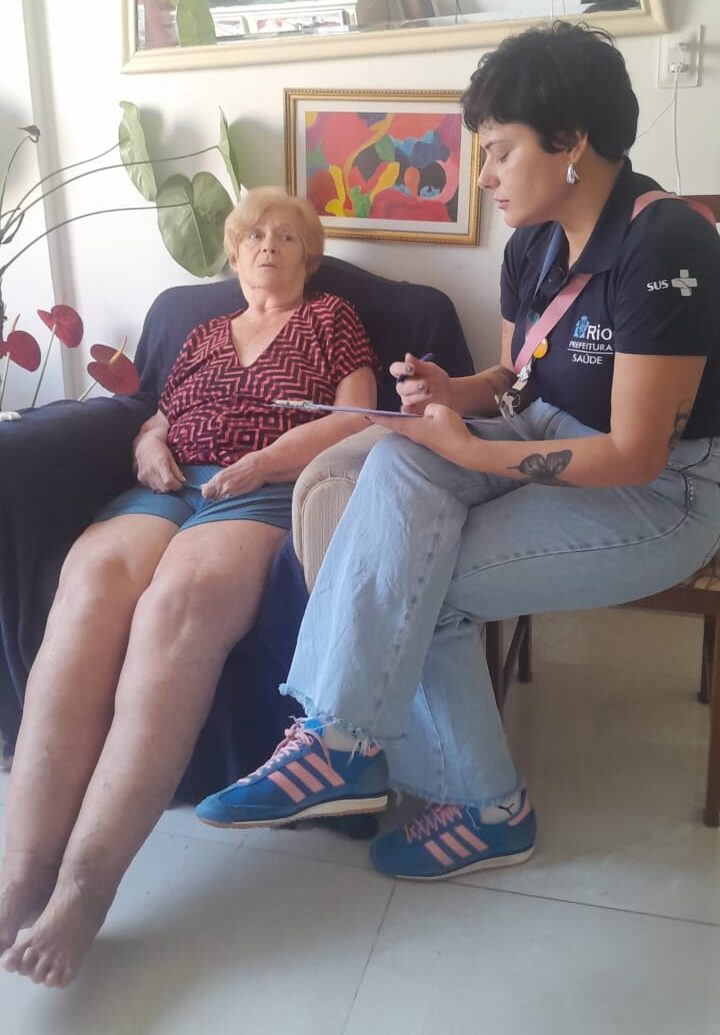 Visita Domiciliar do CMS João Barros Barreto – Equipe Curumim