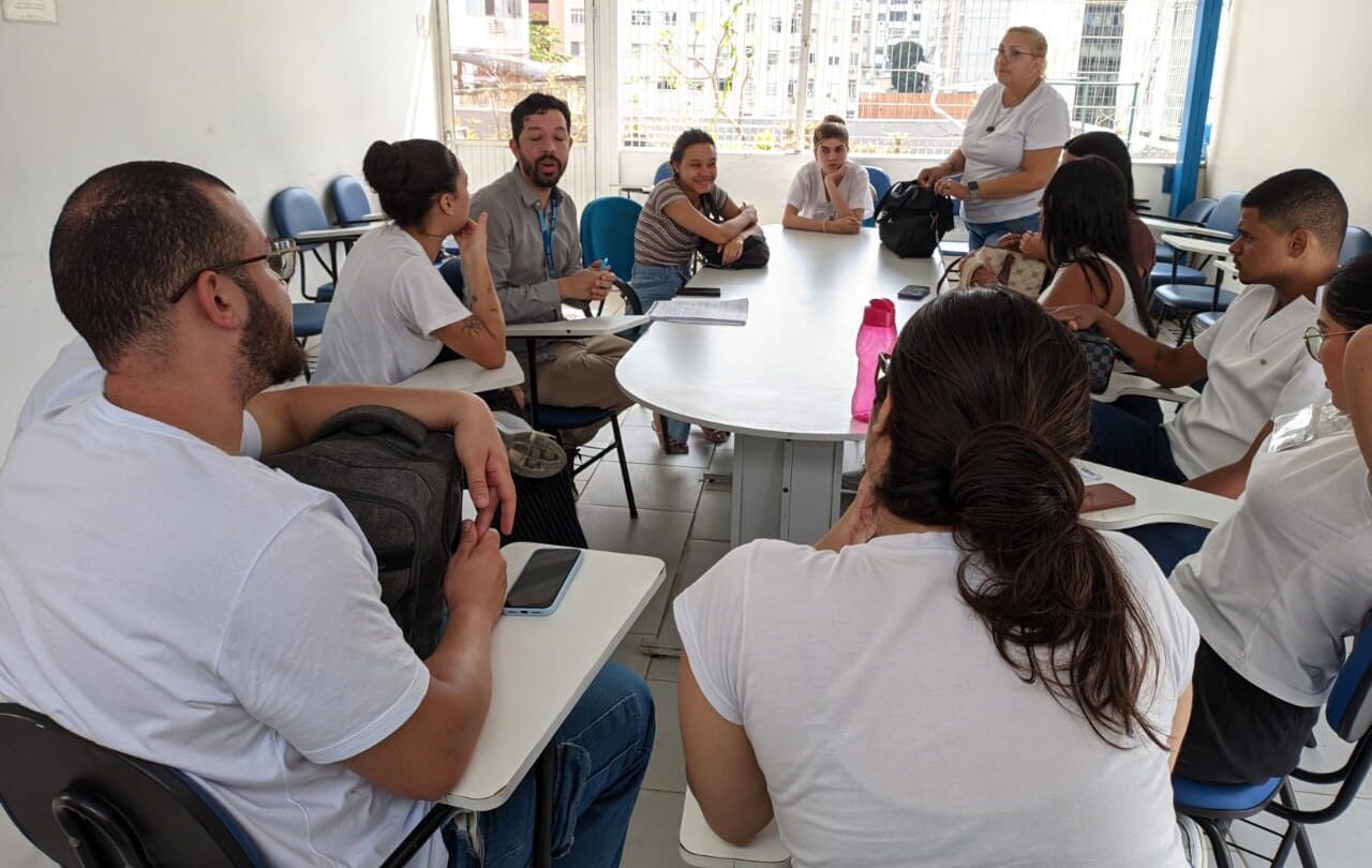 Reunião de Feedback para os Acadêmicos de Enfermagem do IDOR no CMS João Barros Barreto