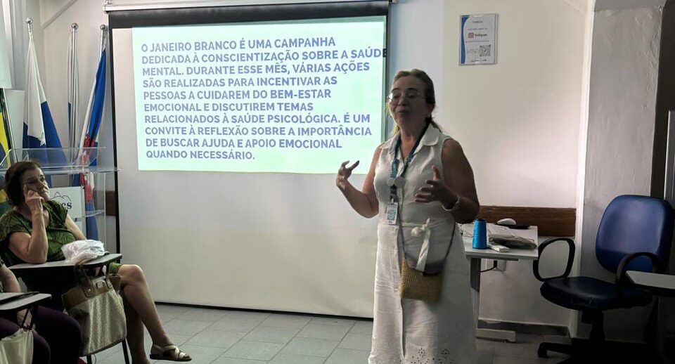 Janeiro Branco: Palestra sobre Saúde Mental para Usuárias do CMS João Barros Barreto