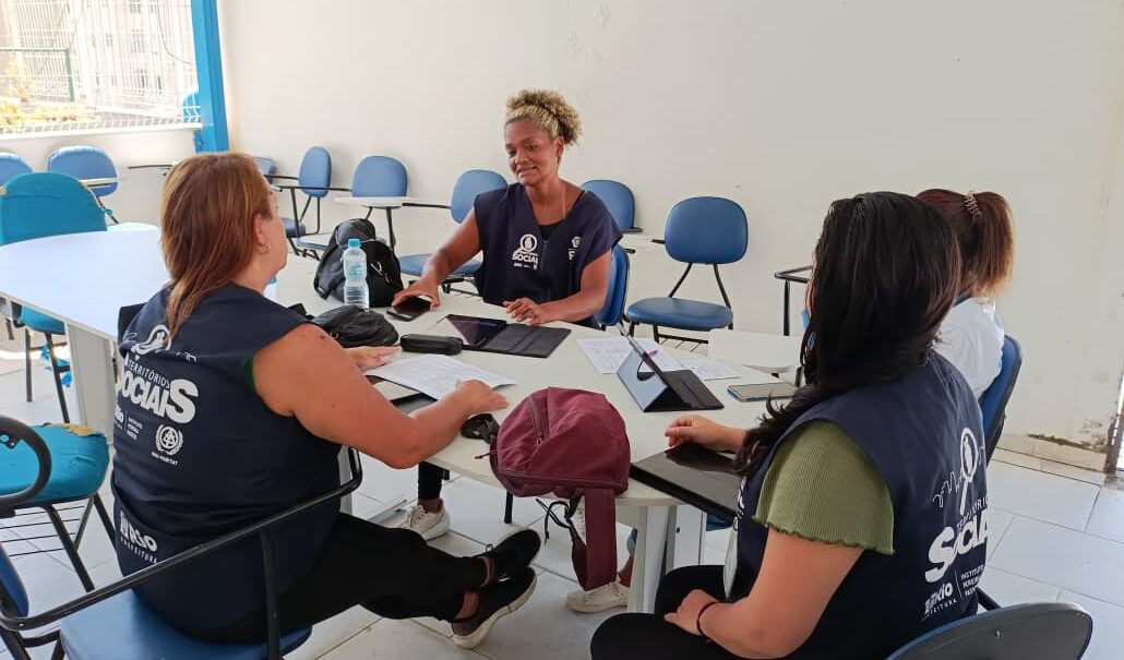 Reunião do Programa Territórios Sociais no Espaço de Convivência da OTICS-Rio Copacabana