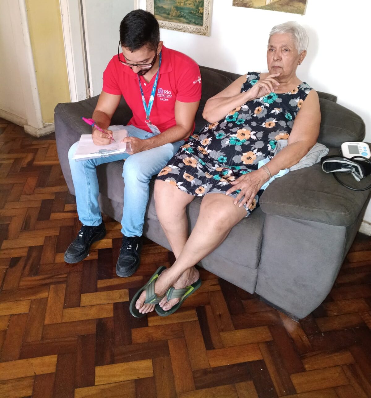 Visita Domiciliar do CMS João Barros Barreto – Equipe Amaná