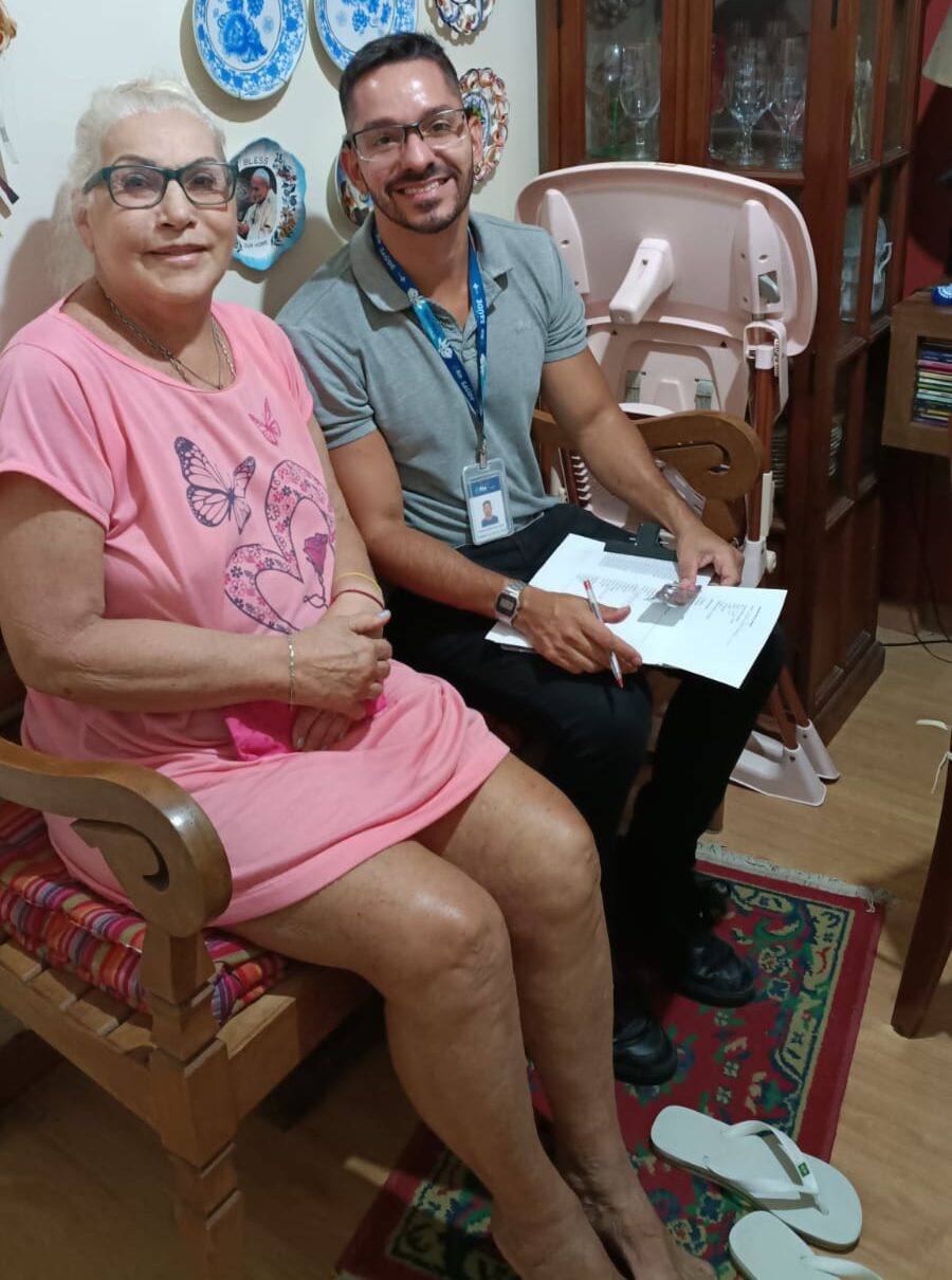 Visita Domiciliar do CMS João Barros Barreto – Equipe Amaná