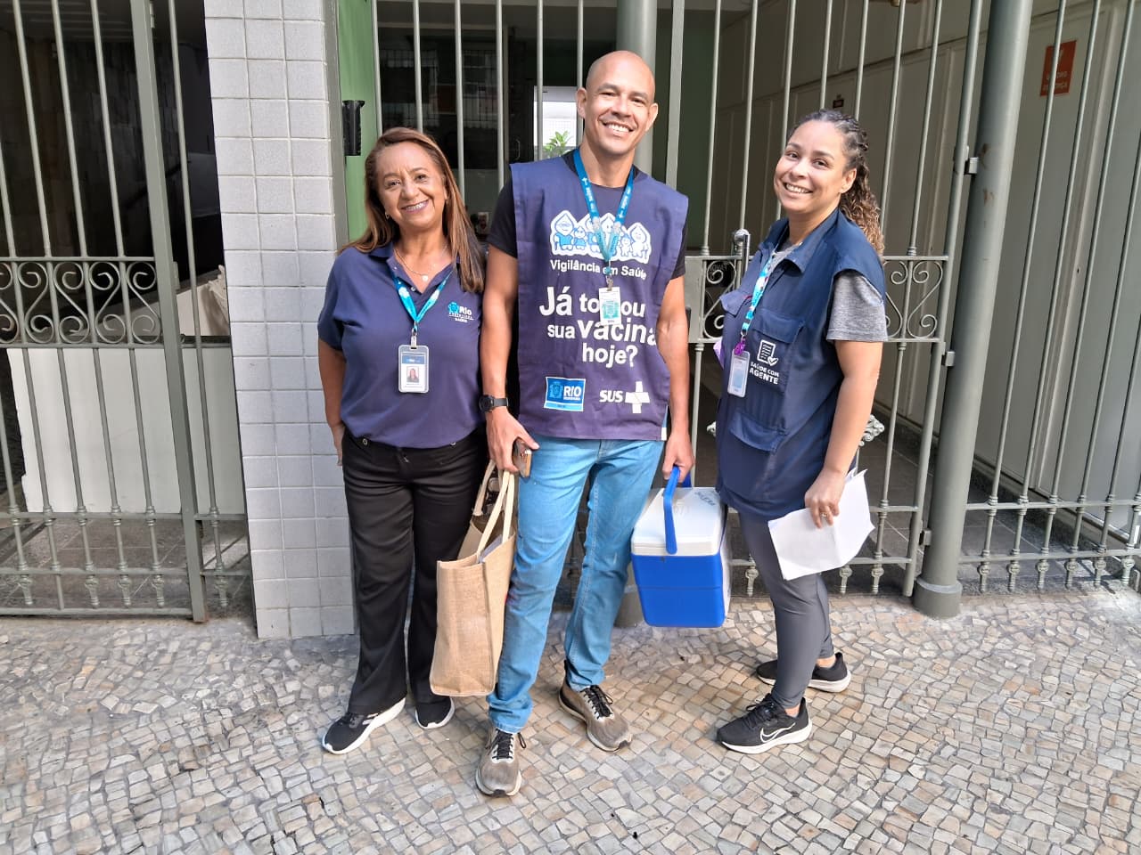 Visita Domiciliar para Realização de Teste do Pezinho – Equipe Aimore
