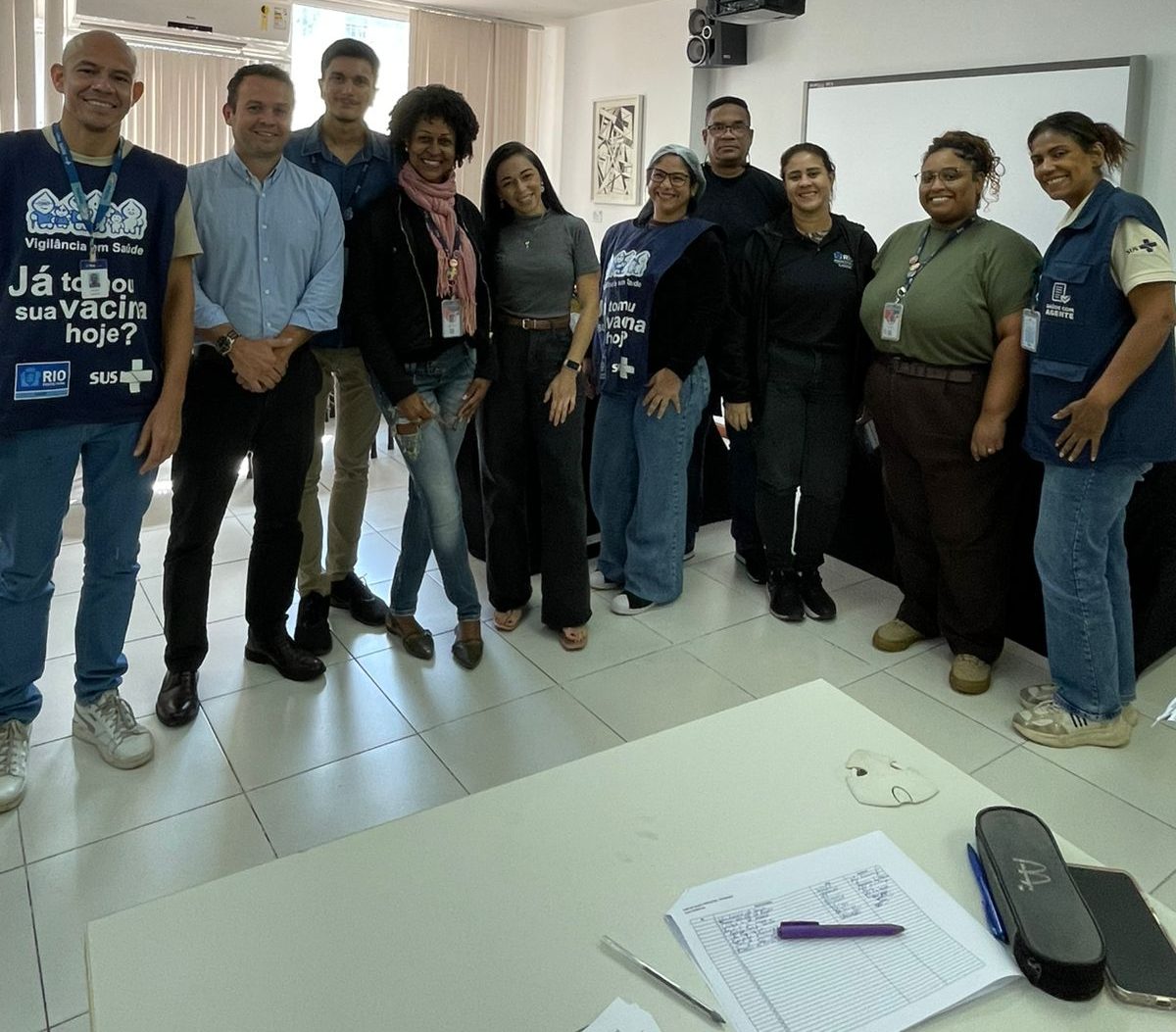 Vacinação no Colégio IBEU em Copacabana – CMS João Barros Barreto