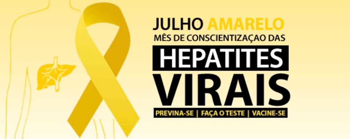 Julho Amarelo – Mês de Conscientização Sobre As Hepatites Virais