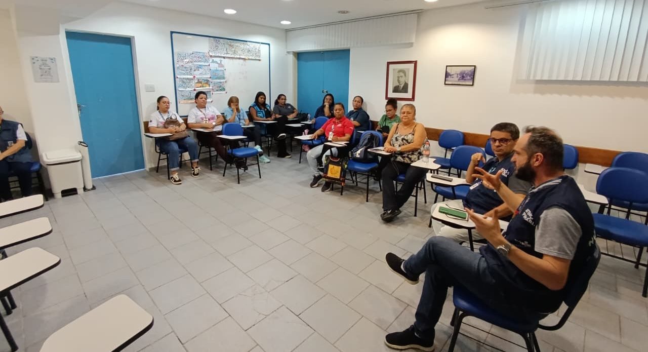 Reunião com os Agentes Comunitários de Saúde do CMS João Barros Barreto